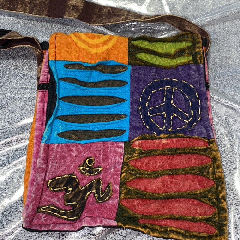 Assorted Patchwork Messenger Crossbody Boho Bag P… - image 2